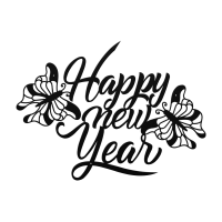 New Year Celebration Metal Art