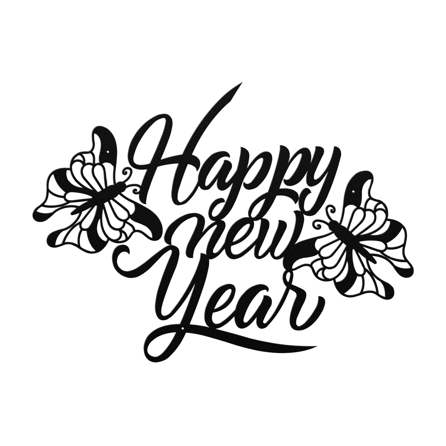 New Year Celebration Metal Art