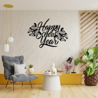 New Year Celebration Metal Art