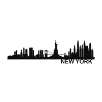 New York Skyline - Metal Wall Art