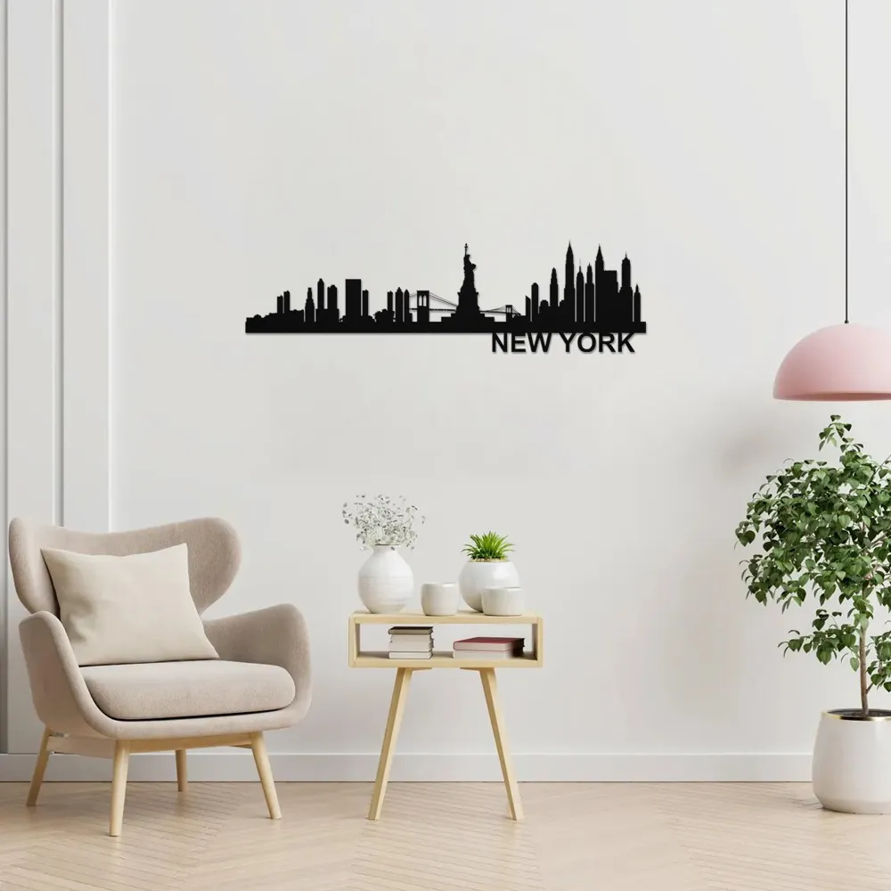 New York Skyline - Metal Wall Art - Image 2