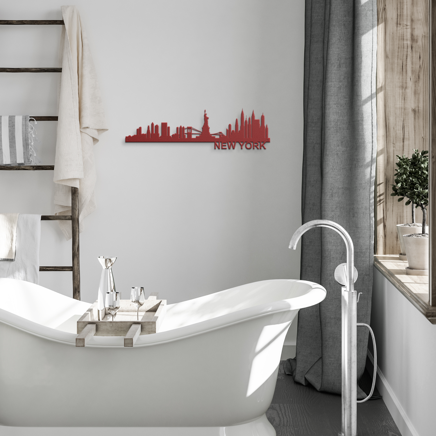 New York Skyline - Metal Wall Art - Image 4