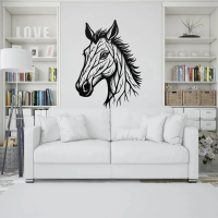 Noble Horse Head Metal Art - Image 3