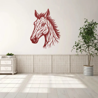Noble Horse Head Metal Art - Image 6