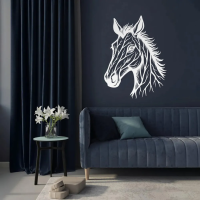 Noble Horse Head Metal Art - Image 4