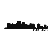 Oakland Skyline - Metal Wall Art