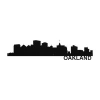 Oakland Skyline - Metal Wall Art