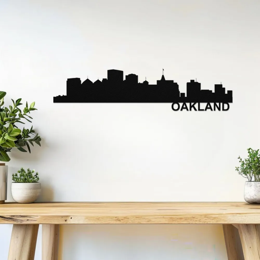 Oakland Skyline - Metal Wall Art