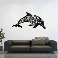 Ocean Dolphin Steel Wall Art