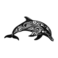 Ocean Dolphin Steel Wall Art