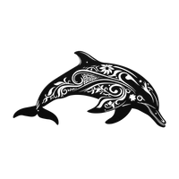 Ocean Dolphin Steel Wall Art