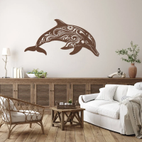 Ocean Dolphin Steel Wall Art - Image 4