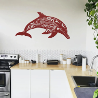 Ocean Dolphin Steel Wall Art - Image 5