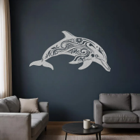 Ocean Dolphin Steel Wall Art - Image 6