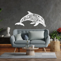 Ocean Dolphin Steel Wall Art - Image 7