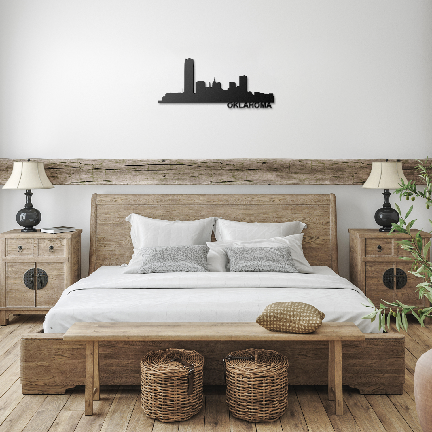 Oklahoma City Skyline - Metal Wall Art - Image 3