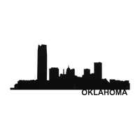 Oklahoma City Skyline - Metal Wall Art