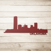 Oklahoma City Skyline - Metal Wall Art - Image 5
