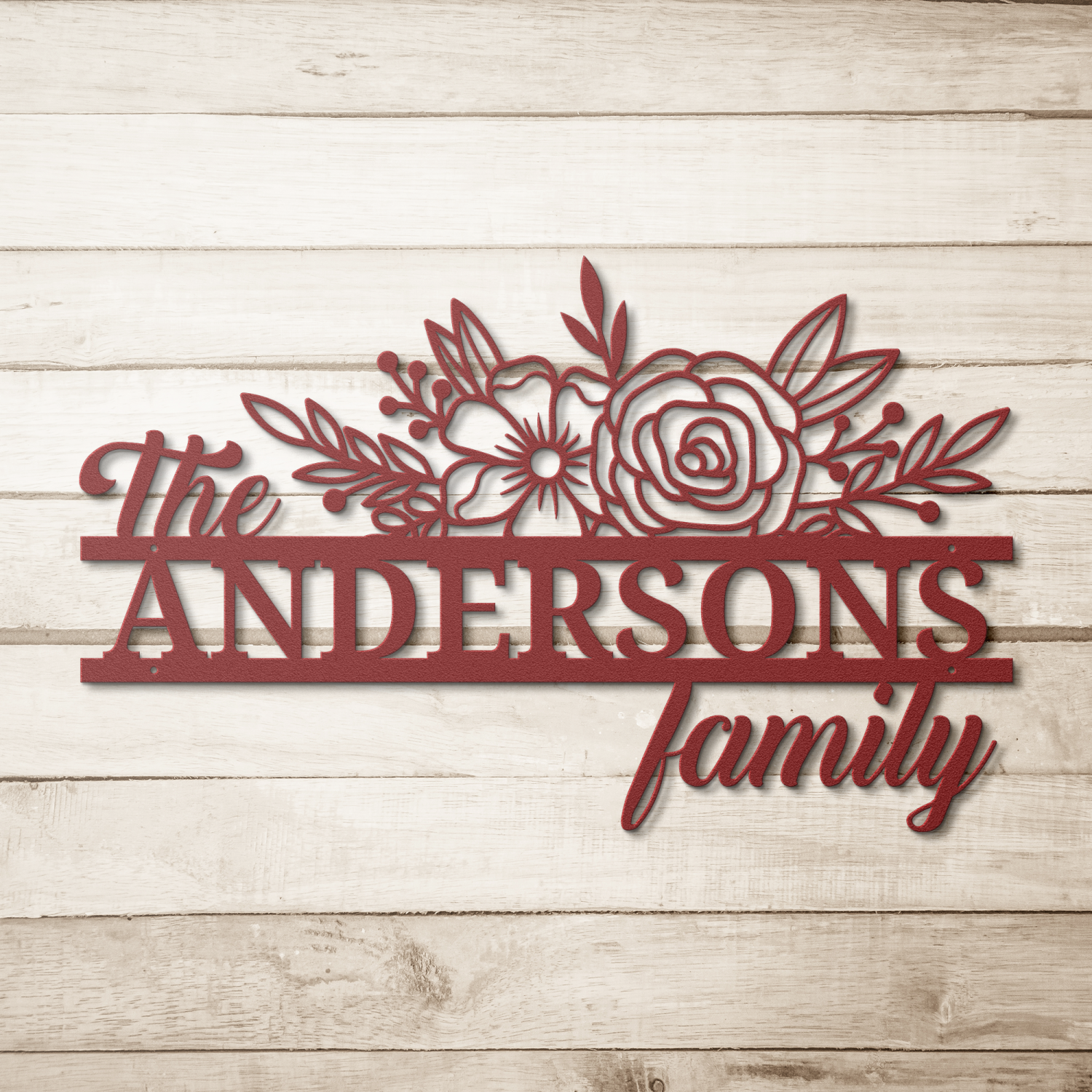 Outdoor Last Name Metal Wall Art - Image 5