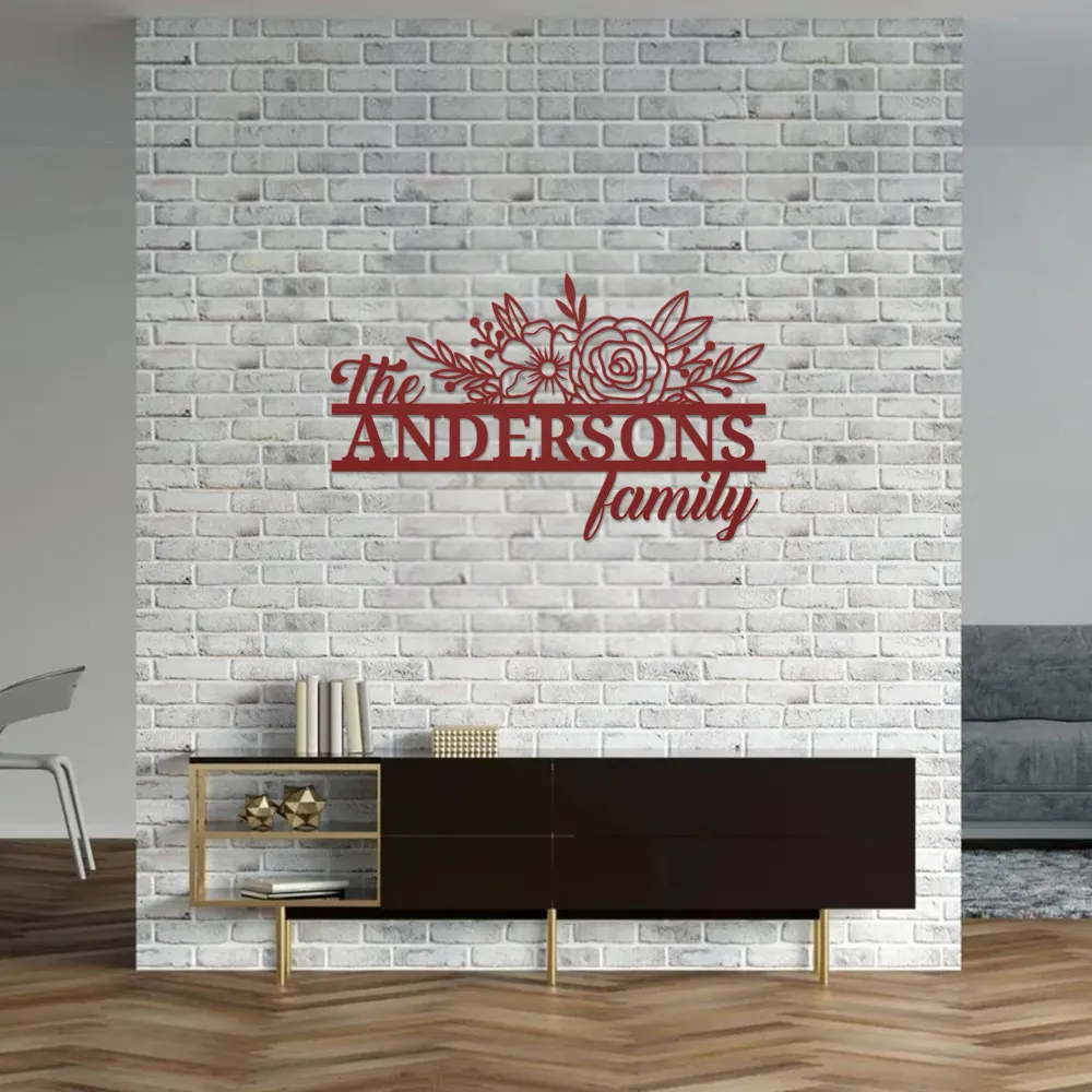 Outdoor Last Name Metal Wall Art - Image 7