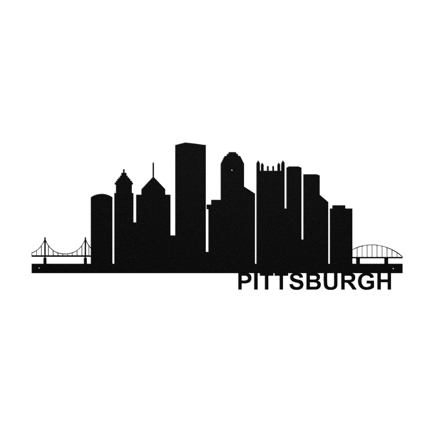 PITTSBURGH_Skyline_-_Metal_Wall_Art_Black_Transparent_Mockup-thumb.750x750.png PITTSBURGH Skyline - Metal Wall Art - Image 1