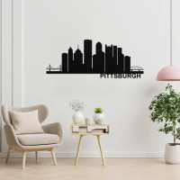PITTSBURGH Skyline - Metal Wall Art - Image 3