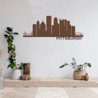 PITTSBURGH Skyline - Metal Wall Art - Image 4