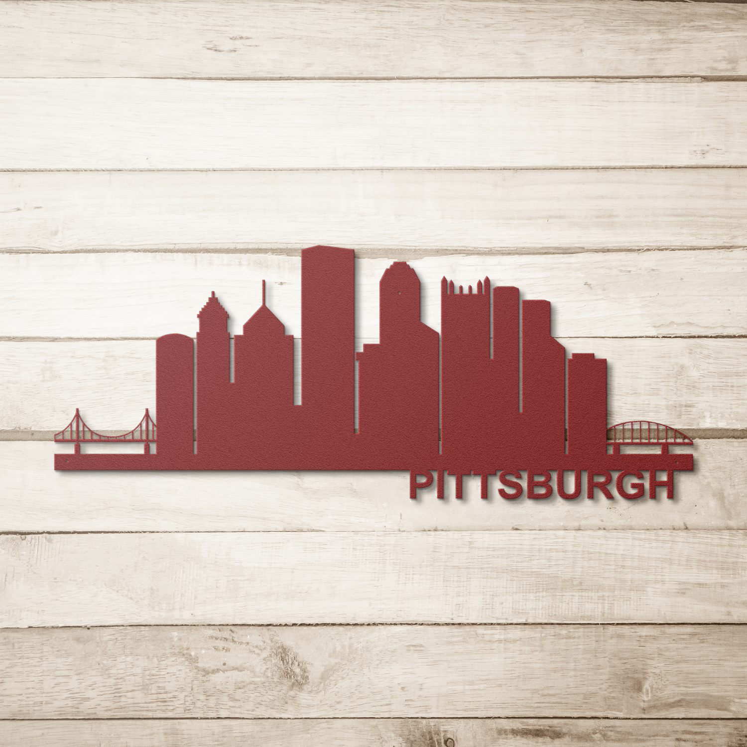 PITTSBURGH Skyline - Metal Wall Art - Image 5