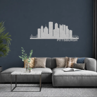 PITTSBURGH Skyline - Metal Wall Art - Image 6