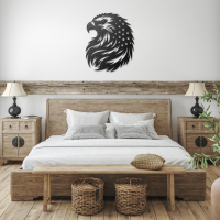 Patriotic Eagle & Stars Metal Art - Image 3