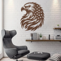 Patriotic Eagle & Stars Metal Art - Image 7