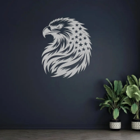 Patriotic Eagle & Stars Metal Art - Image 4