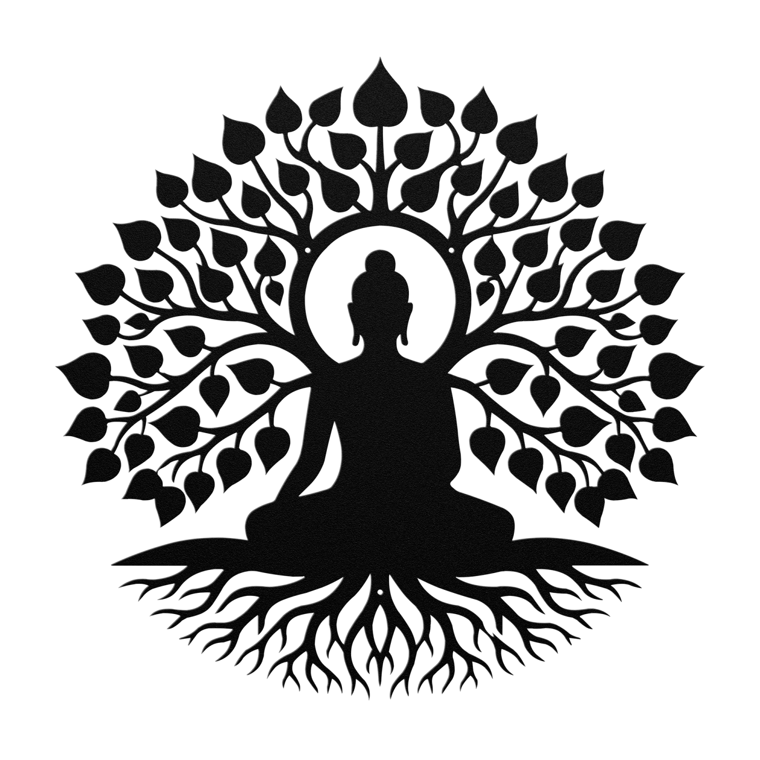 Peaceful_Buddha_Under_Tree_Wall_Art_Black_Transparent_Mockup-thumb.750x750.png Peaceful Buddha Under Tree Wall Art - Image 1