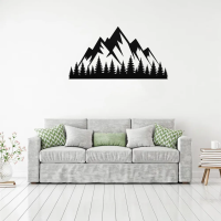 Peaceful Mountain View Wall Art - Image 3