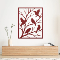 Peaceful Perched Birds Metal Wall Art - Image 5