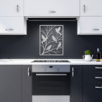 Peaceful Perched Birds Metal Wall Art - Image 10