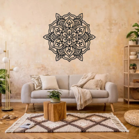 Peaceful Radiance Mandala Metal Art - Image 2