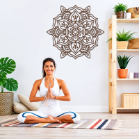 Peaceful Radiance Mandala Metal Art - Image 4