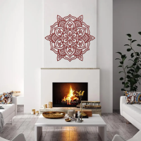 Peaceful Radiance Mandala Metal Art - Image 5