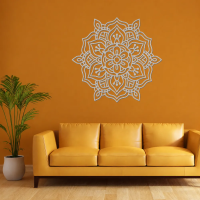 Peaceful Radiance Mandala Metal Art - Image 6