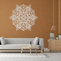 Peaceful Radiance Mandala Metal Art - Image 7