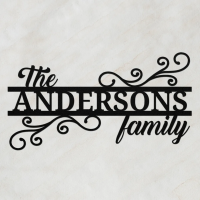Personalized Entryway Metal Wall Art