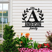 Personalized Family Name Metal Wall Art - Image 9