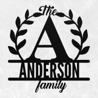 Personalized Family Name Metal Wall Art