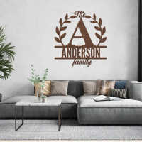 Personalized Family Name Metal Wall Art - Image 7