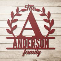 Personalized Family Name Metal Wall Art - Image 5