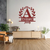 Personalized Family Name Metal Wall Art - Image 6