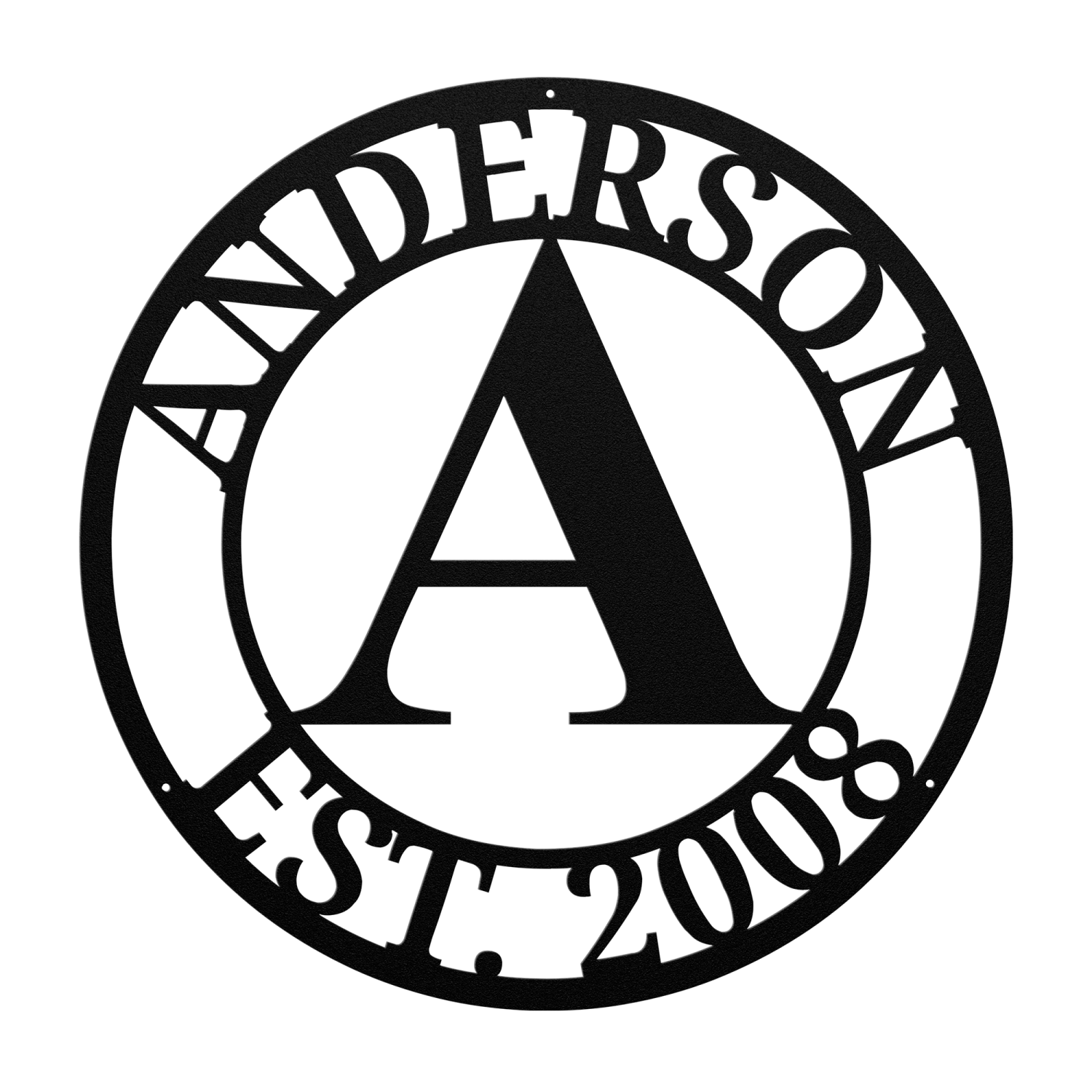 Personalized Family Name Monogram