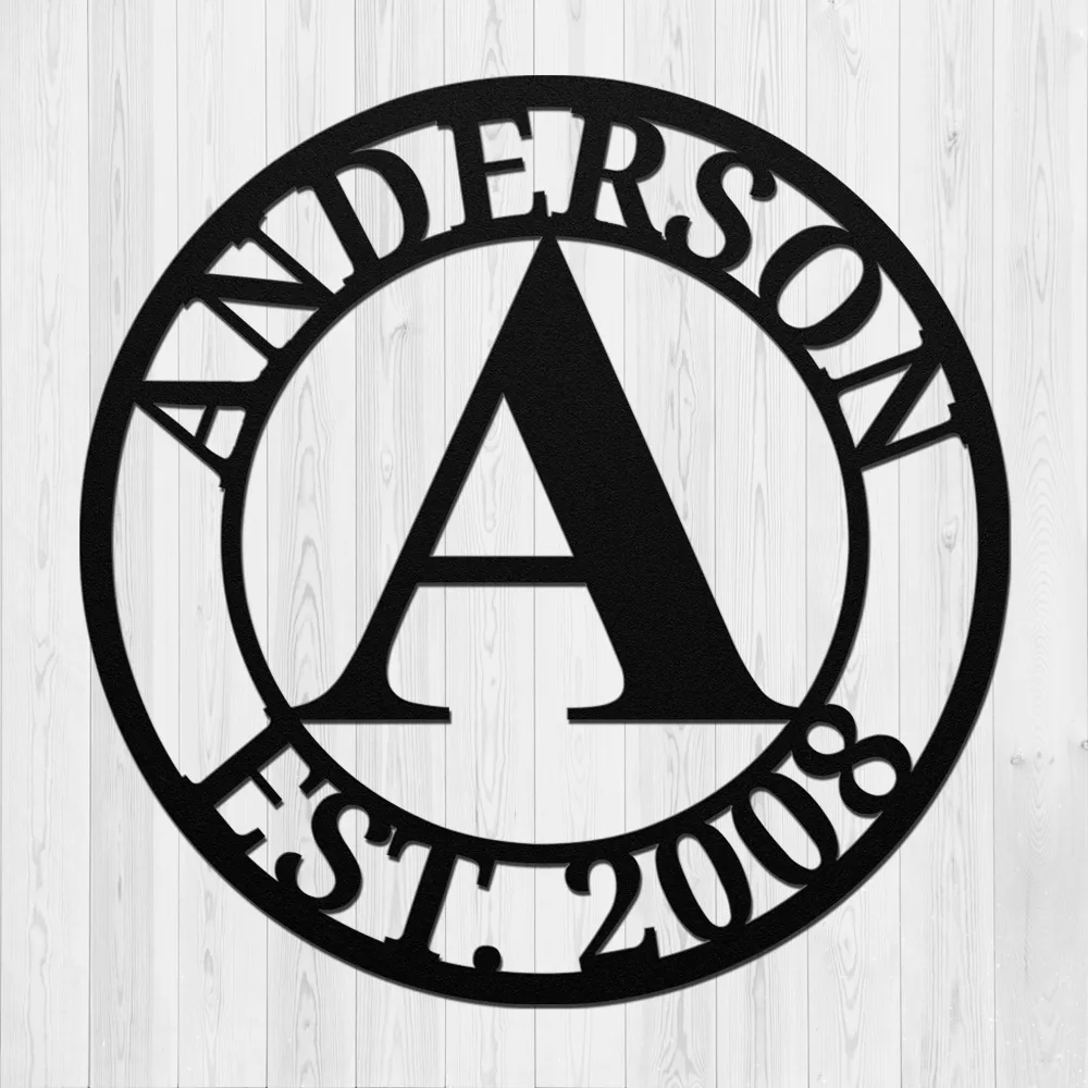 Personalized Family Name Monogram