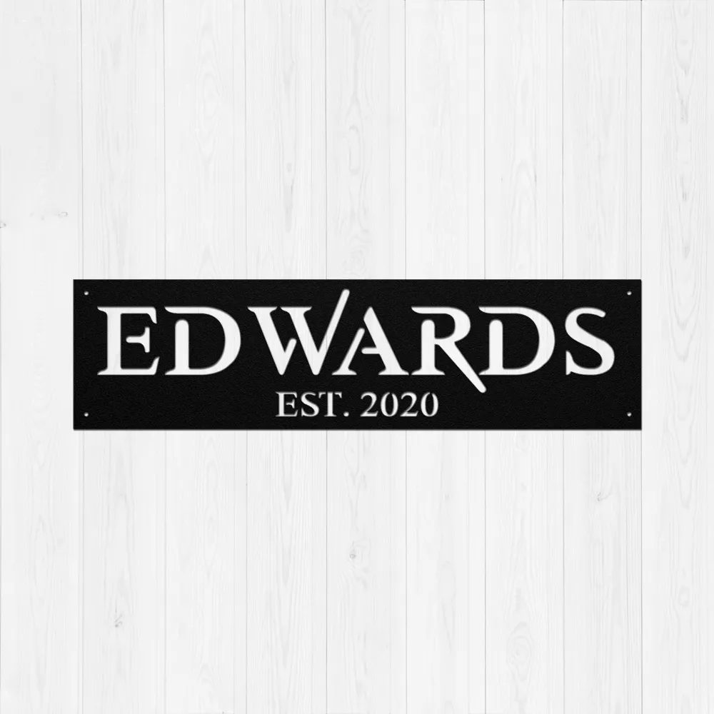 Personalized Family Name Wall Art